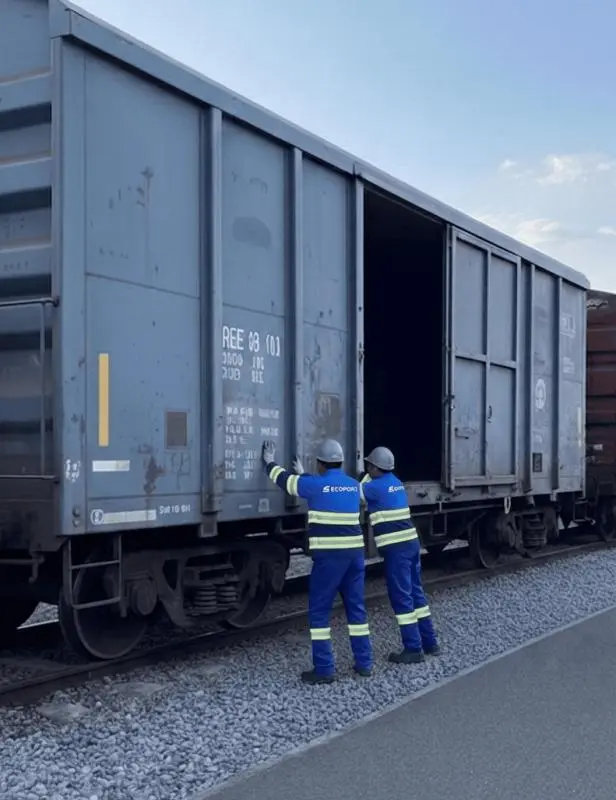 Carga e descarga em ferroviária