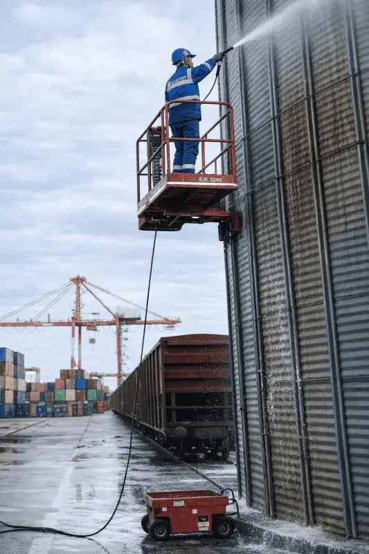 Empresa especializada em limpeza em altura