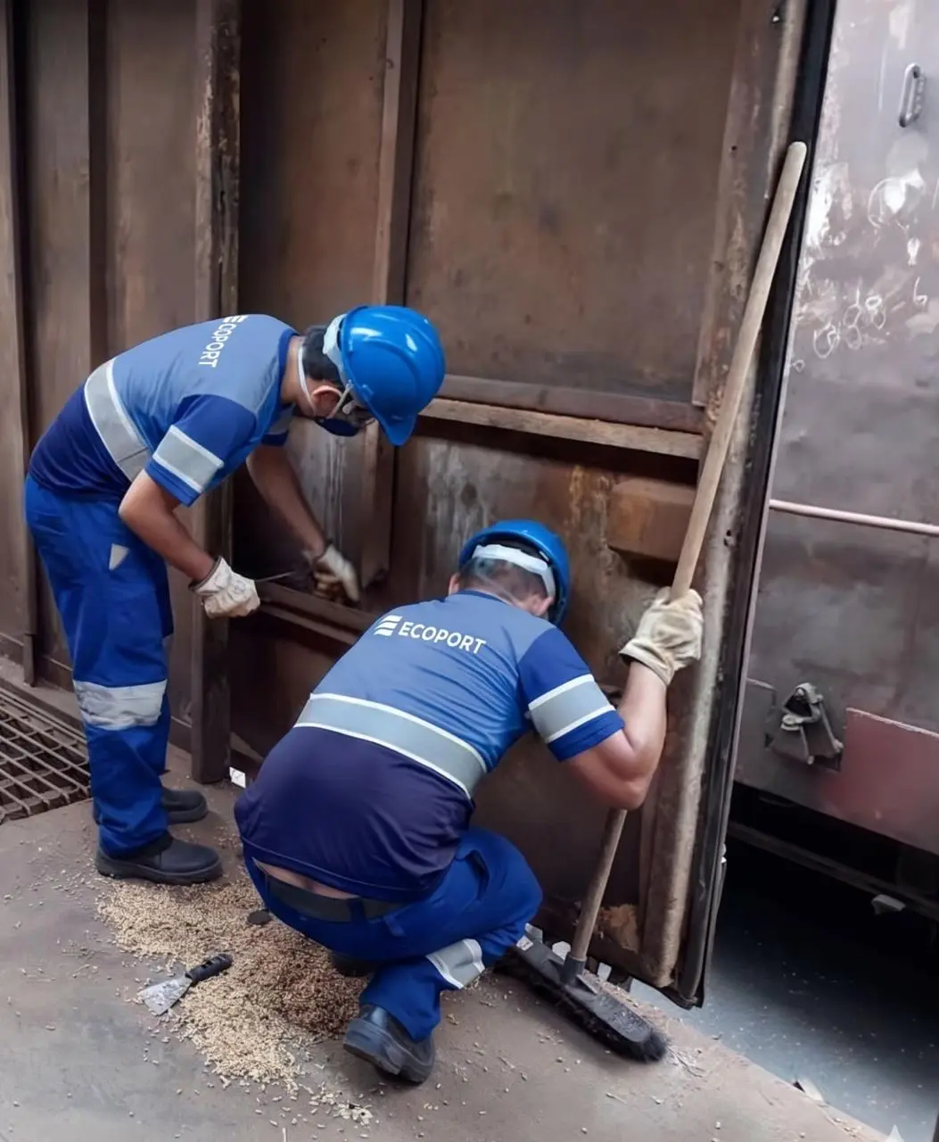 Higienização de cabines de locomotivas