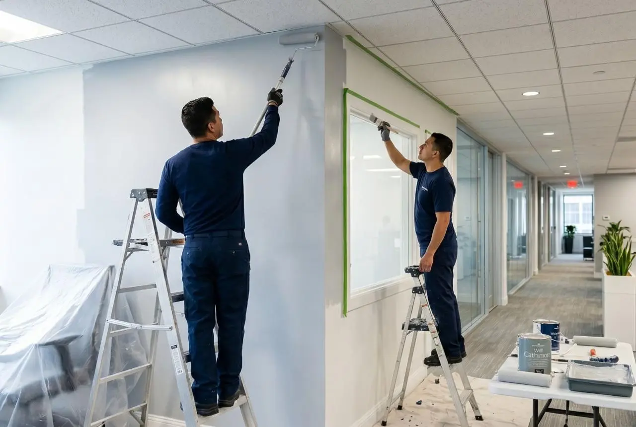 Pintura de escritórios comerciais