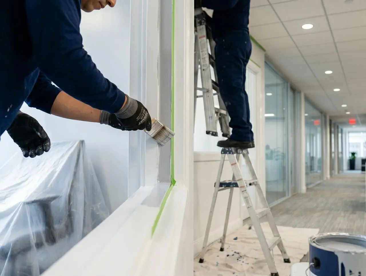 Pintura de piso industrial