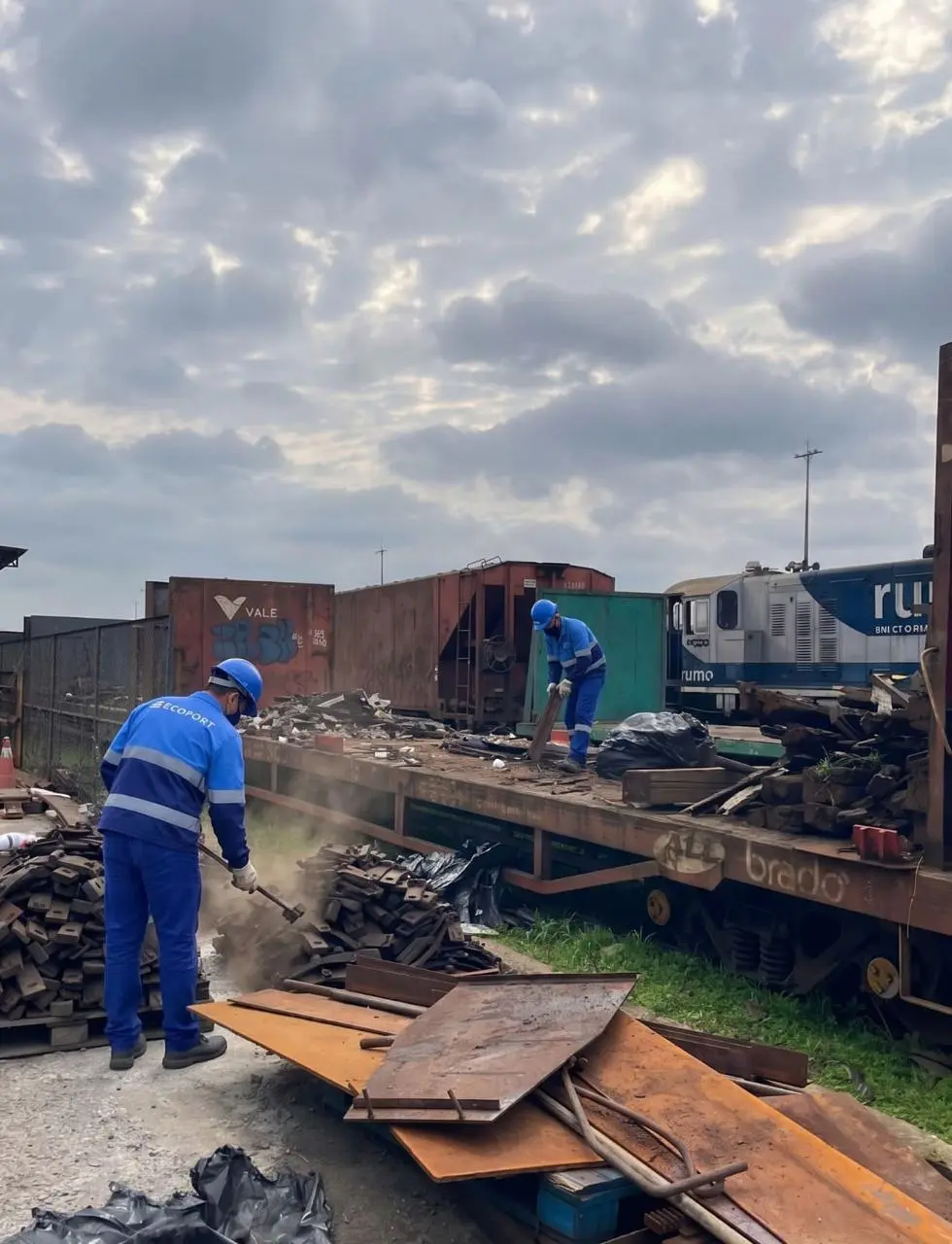 Serviços de higienização ferroviária